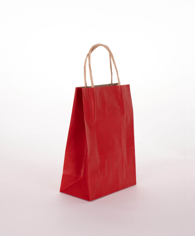 Twisted Handle Paper Bags - Ribbon & Blues
